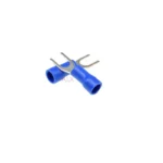 100pcs sv1.25-4 Blue Furcate Spade Terminals Cable Wire Connector Fork Type pre-insulated Crimp Terminal Sv 1.25-4 - Image 2