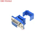 5pcs Didc9 Db9 Male Female Serial Port Connector Idc Crimp Type D-Sub Rs232 Com Connectors 9pin Socket 9p Adapter For Cable - Image 2