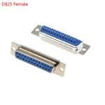 5Pcs DB9 DB15 DB25 DB37 Hole/Pin Female/Male Blue Welded Connector RS232 serial port socket DB D-SUB adapter 9/15/25/37 pin - Image 7