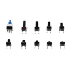 180Pcs/Box 10 Models Self Locking Push Tact Power Micro Switch Button 7x7 6X6X5 6X6X7 6X6X6 6X6X10 6*6 Dip - Image 4
