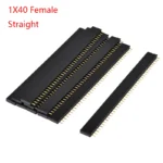 5/10Pcs 2.54mm 40 Pin 1x40 2X40 Single/Double Row Male Female 2.54 Pin Header PCB JST Connector Strip Right angle For Arduino - Image 10