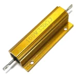 RX24 100W Aluminum Power Metal Shell Case Wirewound Resistor 0.1 0.22 0.3 0.4 0.6 0.8 4 5 6 7 8 9 10 25 40 50 R Ohm K 0.01R-300K