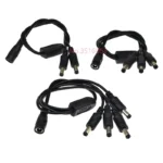 5V 12V 5.5mmX2.1mm 1 To 2/3/4/5/6/8/10/16 Way Female To Male DC Power Splitter Supply Adapter Connector Extension Cable LED CCTV - Image 4