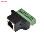1Pcs High Quality RJ45 To Screw Terminal Adaptor RJ45 Male/Female To 8 Pin Connector RJ45 Splitter For CCTV DVR CCTV Accessories - Image 5