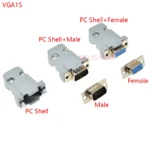 2Pcs DB9 DB15 DB25 DB37 Hole/Pin Female/Male Blue Welded Connector RS232 serial port Socket DB D-SUB Adapter 9/15/25/37pin Shell - Image 7