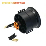 QX-MOTOR 90mm EDF 12 Blades Ducted Fan QF3748 3758 Brushless Motor 1000kv 1200kv 1450kv 1550kv CW CCW 100A 120A ESC For RC Jet - Image 11