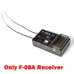 Hotrc DS-800 2.4Ghz 8CH FHSS Remote Controller F-08A F08A Receiver Color Screen For RC Model Car/Trawler/Fishing Boat Lawn mower - Image 7