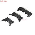 5/10pcs Dc2 6/8/10/16/20/26/34/40 Pin 2.54mm Pitch Male Socket Straight/Right Angle Idc Box Headers Connector 10p/20p Fc Cable - Image 4