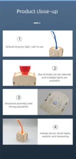 DIY Human-Sensing Night Light DIY Science Experiment Kit & Education Model Toy Physics Science Toys For Children Gift Toy - Image 11