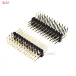 5PCS 90 degree Three Row Male 2.54MM Pitch Right Angle PIN Header Connector 3*2/3/4/5/6/7/8/10/20/40 PIN/P 3x/3/4/5/6/8/10/20/40 - Image 14