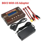 iMAX B6 V3 80W 6A Battery Charger LiHv Lipo NiMh Li-ion Ni-Cd Digital RC Charger Lipro Balance Charger Discharger 12V 5A Adapter - Image 9