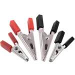 10PCS Small/Large Insulated Crocodile Clips Plastic Handle Cable Lead Testing Metal Alligator Clips Clamps 35/50MM Length - Image 2
