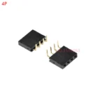 10pcs 1x/2/3/4/5/6/8/10/40 Pin Single Row Right Angle Female Pin Header 2.54mm Pitch Strip Connector Socket 3p/4p/6p/8p/20p/40p - Image 6