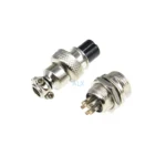 5set gx12-5 Aviation Plug Socket Circular Connector 12mm Diameter Gx12 5pin Male Female Wire Panel Connector Circular Screw Type - Image 2