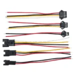 5pairs SM2.54 2 3 4 5 6pin SM Male & female Led Connector 2pin/3pin/4pin/5pin 6pin Wire cable pigtail Plug Total length 40cm - Image 3