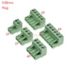 10PCS 2.54/3.81/5.08MM 2EDG 15EDG 2/3/4/5/6/7/8 Pin Screw Terminal Block Connector Pitch Plug+Straight/Curved Needle Pin Socket - Image 6