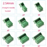 5/10Pcs 15EDG 2.54 mm KF2EDG PCB Screw Terminal Block Connector Right Angle/Straight Needle Plug Pin Header Socket 2/3/4/10 Pin - Image 8