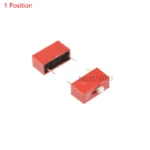 10PCS red 1/2/3/4/5/6/8/10/12 Position bits dip TOGGLE switch doule Row PITCH 2.54MM Slide Switches - Image 14