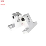 4pcs/lot Sk8 8mm Linear Bearing Rail Shaft Support Xyz Table Cnc Router Sh8a 3d Printer Part