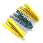 100pcs 1/4W Metal Film Resistor 1 2.2 3.3 4.7 5.1 6.8 11 13 16 91 100 150 180 200 220 330 360 390 470 510 750 820 910 Ohm K R - Image 2