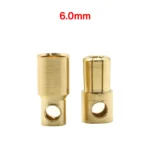 20pcs/lot 2.0mm 3.0mm 3.5mm 4.0mm 5.5mm 6.0mm 8.0MM Gold Bullet Banana Connector plug for ESC Lipo RC battery Plugs (10 pair) - Image 23