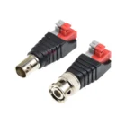 2/5/10PCS Q9 Plug 75-5 Press BNC Connector Analog Surveillance Camera Welding-free Bnc Video Cable Copper Core Interface