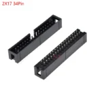 5/10pcs Dip 6/10/20/26/34/40 Pin 2.54mm Pitch Male Socket Straight Idc Box Headers Pcb Connector Double Row 10p/20p/40p/50p Dc3 - Image 8