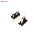 10PCS dip 2*2/3/4/5/6/7/8/9/10/12/16/20/40/ PIN double row male PIN HEADER 1.27MM PITCH Strip Connector 2X/6/8/10/20 - Image 9