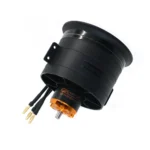 QX-MOTOR 80mm EDF 12 Blades Ducted Fan with 3538 RC Brushless Motor KV2200 Thrust  120A ESC for 6S Jet Airplane Aircraft - Image 15