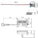 2pcs GS-1502 1.5g servo micro digital servo loading two linear servo for for RC Airplane Helicopter Toy - Image 10