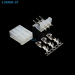 10sets 2139 ch3.96-3P 3 pin connector 3.96MM PITCH Straight pin header + Housing + terminal ch3.96 3P 3pin