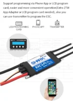 ZTW 32-Bit ESC Shark G2 20A 30A 40A 50A 60A 80A 100A SBEC 5V/6V 8A Brushless Speed Controller for RC Boat Underwater Thruster - Image 22