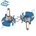 5PCS WH5 1K 2K 10K 47K 4K7 470R 100K 470K 220K 1K5 22K 1M Ohm WH5-1A 3-Terminals Round Shaft Rotary Taper Carbon Potentiometer