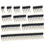 20PCS 2.54mm Single Row single pin curved Pin Header Connector Double row pin header 2P/3P/4P/5P/6P/8P/10P Strip Curved Needle - Image 4