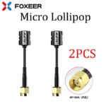 2pcs FOXEER Micro Lollipop V4 High Gain Antenna 5.8G 2.5DBi Omni RHCP SMA/RP-SMA/Angle /Straight MMCX/UFL Super Mini VTX Antenna - Image 13