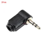 4pcs 3.5mm 2pole 3pole Audio Mono Stereo Male Jack Plug Right Angle Plugs for Phone Headset - Image 4