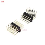 5PCS 90 degree Three Row Male 2.54MM Pitch Right Angle PIN Header Connector 3*2/3/4/5/6/7/8/10/20/40 PIN/P 3x/3/4/5/6/8/10/20/40 - Image 7