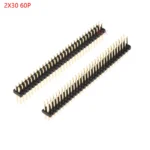 10PCS dip 2*2/3/4/5/6/7/8/9/10/12/16/20/40/ PIN double row male PIN HEADER 1.27MM PITCH Strip Connector 2X/6/8/10/20 - Image 12