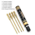 4 in 1 Hexagon Screwdriver 1.5 2.0 2.5 3.0mm 6.35mm Quick Change Allen Key Hex Screws Wrench Tool for 1/8 1/10 RC Car SCX10 TRX4 - Image 7
