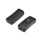 2PCS Universal AC 110-250V 2A Inline Lighting Lamp Plastic In Line Cord Rocker Switch ON/OFF POWER SWITCH