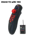HOTRC DS-650 6CH 2.4G Radio System Transmitter Color Screen Remote Controller w/ F-06A Receiver for RC Boat Car Model DS600 - Image 9