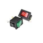 10PCS KCD1 3PIN red green with light Push Button rocker Switch ON/OFF   power switches 6A/250V 10A/125V 15*21MM 15*21 3 pin - Image 4