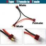 XT60 XT30 EC5 T XT90 TRX Plug Parallel Battery Connector Cable Extension O Separator Plug Adapter With Silicon Wire For Rc Model - Image 9