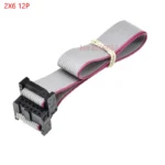 2pcs 2.54mm Pitch Fc-6/8/10/14/16/20/40/50 Pin 30cm Jtag Isp Download Cable Gray Flat Ribbon Data Cable For Dc3 Idc Box Header - Image 14