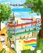 DIY Educational Toys Children's Gifts Handmade Assembled Ball Track Physics Principle Diy Assembly Material Package