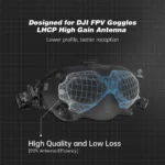 IFlight Crystal HD Patch 5.8G 9dBi Directional FPV Antenna LHCP RP-SMA with Casing Mushroom Antenna Combo for DJI FPV Goggles - Image 11