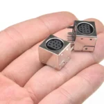 5pcs/ 9 Pin Mini DIN Female Jack Terminals 90 Degree / Right Angle PCB Panel Mount 9Pin Mini DIN Jack Socket Chassis - Image 4