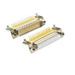 1PCS Gold plated DB44 MALE FEMALE PCB Mount serial port CONNECTOR RIGHT ANGLE D-Sub CONNECTORS 44pin plug jack 3 Rows 44 PIN 44p - Image 2