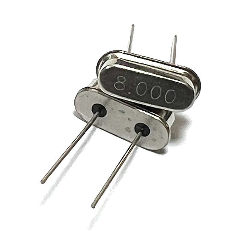 10pcs HC-49S 8MHz 8M 8.000MHZ 8.000 Quartz Crystal Resonator Passive Oscillator HC49S DIP