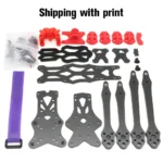 New 5Inch 240mm 240 5" Carbon Fiber FPV Frame Kit With 5.5mm Arm For APEXDC APEX DC DC5 / HD FPV Freestyle RC Racing Drone - Image 13